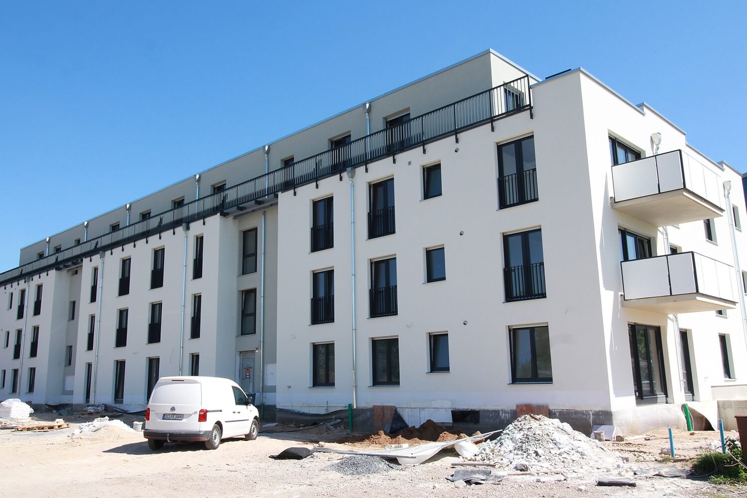 Neubau von 22 Mietwohnungen in Darmstadt Bachgauweg - Neubau von 22 Mietwohnungen - Darmstadt